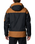 The Columbia Mens Challenger II Insulated Jacket in Black & Camel Brown