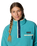 Helvetia™ II Cropped Half Snap Fleece Jacket in Teal