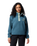 The Columbia Womens Helvetia II Cropped Half Snap Fleece Jacket in Everblue, Crushed Blue & Citron Haze
