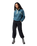 The Columbia Womens Helvetia II Cropped Half Snap Fleece Jacket in Everblue, Crushed Blue & Citron Haze