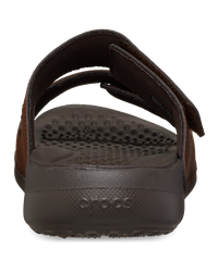 The Crocs Mens Yukon Vista II Sandals in Espresso
