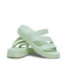 The Crocs Womens Getaway Strappy Sandals in Mint Tint