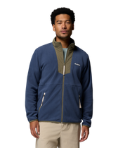 The Columbia Mens Sequoia Grove™ Full Zip Fleece Jacket in Dark Mountain & Stone Green