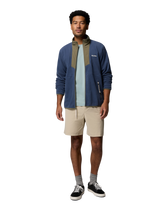 The Columbia Mens Sequoia Grove™ Full Zip Fleece Jacket in Dark Mountain & Stone Green