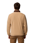 The Columbia Mens Sequoia Grove™ Half Zip Fleece Jacket in Canoe, Dark Stone & Tobacco