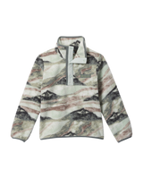 The Columbia Girls Girls Helvetia™ II Printed Half Snap Fleece in Sedona Sage Summits & Tea Light