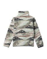 The Columbia Girls Girls Helvetia™ II Printed Half Snap Fleece in Sedona Sage Summits & Tea Light