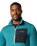 Columbia Hike Half Zip II Fleece Jacket in River Blue, Dark Stone & Black