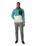 Columbia Hike Half Zip II Fleece Jacket in River Blue, Dark Stone & Black