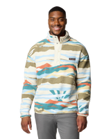 Helvetia™ II Printed Half Snap Fleece Jacket in Chalk Rogue Valley