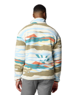Helvetia™ II Printed Half Snap Fleece Jacket in Chalk Rogue Valley