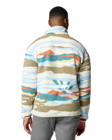 Helvetia™ II Printed Half Snap Fleece Jacket in Chalk Rogue Valley