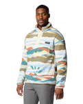 Helvetia™ II Printed Half Snap Fleece Jacket in Chalk Rogue Valley