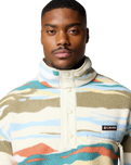 Helvetia™ II Printed Half Snap Fleece Jacket in Chalk Rogue Valley