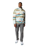 Helvetia™ II Printed Half Snap Fleece Jacket in Chalk Rogue Valley