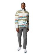 Helvetia™ II Printed Half Snap Fleece Jacket in Chalk Rogue Valley