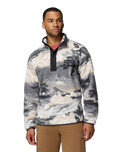 The Columbia Mens Helvetia™ II Printed Half Snap Fleece Jacket in Shark & Dreaming
