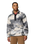The Columbia Mens Helvetia™ II Printed Half Snap Fleece Jacket in Shark & Dreaming