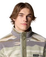 Helvetia™ II Printed Half Snap Fleece Jacket in Safari Rouge Valley