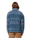 The Columbia Mens Helvetia™ II Printed Half Snap Fleece Jacket in Everblue KnitKnot