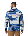 The Columbia Mens Helvetia™ II Printed Half Snap Fleece Jacket in Collegiate Navy
