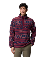 Helvetia™ II Printed Half Snap Fleece Jacket in Rich Wine KnitKnot
