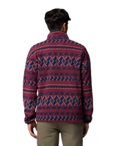 Helvetia™ II Printed Half Snap Fleece Jacket in Rich Wine KnitKnot