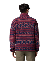 Helvetia™ II Printed Half Snap Fleece Jacket in Rich Wine KnitKnot