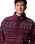 Helvetia™ II Printed Half Snap Fleece Jacket in Rich Wine KnitKnot