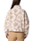 Helvetia™ II Printed Cropped Half Snap Fleece Jacket in Sea Salt & Sprayflower