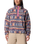 Helvetia™ II Printed Cropped Half Snap Fleece Jacket in Sea Salt & Retrotree