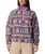 Helvetia™ II Printed Cropped Half Snap Fleece Jacket in Sea Salt & Retrotree