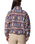 Helvetia™ II Printed Cropped Half Snap Fleece Jacket in Sea Salt & Retrotree
