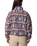 Helvetia™ II Printed Cropped Half Snap Fleece Jacket in Sea Salt & Retrotree