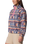 Helvetia™ II Printed Cropped Half Snap Fleece Jacket in Sea Salt & Retrotree