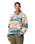 Helvetia™ II Printed Cropped Half Snap Fleece Jacket in River Blue Rogue Valley