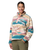 Helvetia™ II Printed Cropped Half Snap Fleece Jacket in River Blue Rogue Valley