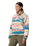 Helvetia™ II Printed Cropped Half Snap Fleece Jacket in River Blue Rogue Valley