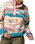 Helvetia™ II Printed Cropped Half Snap Fleece Jacket in River Blue Rogue Valley