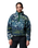 The Columbia Womens Helvetia II Printed Cropped Half Snap Fleece Jacket in Everblue Sisters & Rain Forest