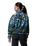 The Columbia Womens Helvetia II Printed Cropped Half Snap Fleece Jacket in Everblue Sisters & Rain Forest