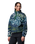 The Columbia Womens Helvetia II Printed Cropped Half Snap Fleece Jacket in Everblue Sisters & Rain Forest