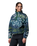 The Columbia Womens Helvetia II Printed Cropped Half Snap Fleece Jacket in Everblue Sisters & Rain Forest