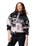 The Columbia Womens Helvetia II Printed Cropped Half Snap Fleece Jacket in Shale Purple Sisters & Shale Purple