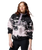 The Columbia Womens Helvetia II Printed Cropped Half Snap Fleece Jacket in Shale Purple Sisters & Shale Purple