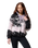 The Columbia Womens Helvetia II Printed Cropped Half Snap Fleece Jacket in Shale Purple Sisters & Shale Purple