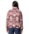 Helvetia™ II Printed Cropped Half Snap Fleece Jacket in Fig Pasteled Multi