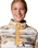 Helvetia™ II Printed Cropped Half Snap Fleece Jacket in Lemon Wash Roaming