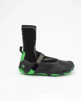 The Solite Custom Pro 2.0 3mm Wetsuit Boots in Black & Green