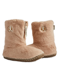The Bedroom Athletics Womens Marilyn Classic Faux Fur Slipper Boots in Gingerbread